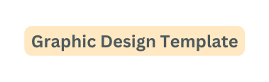 Graphic Design Template