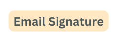 Email Signature